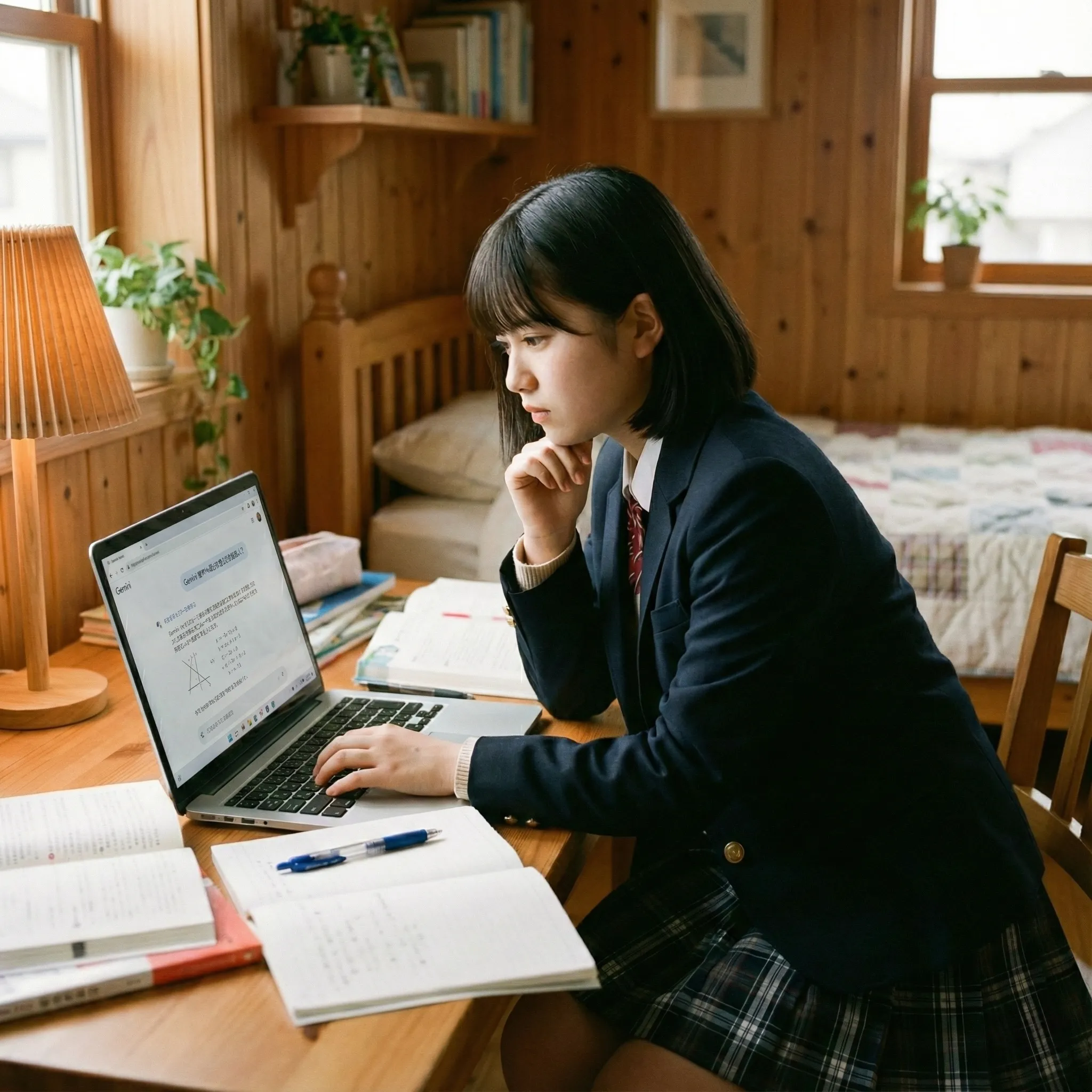 AIで解説しながら学習を進めるイメージ