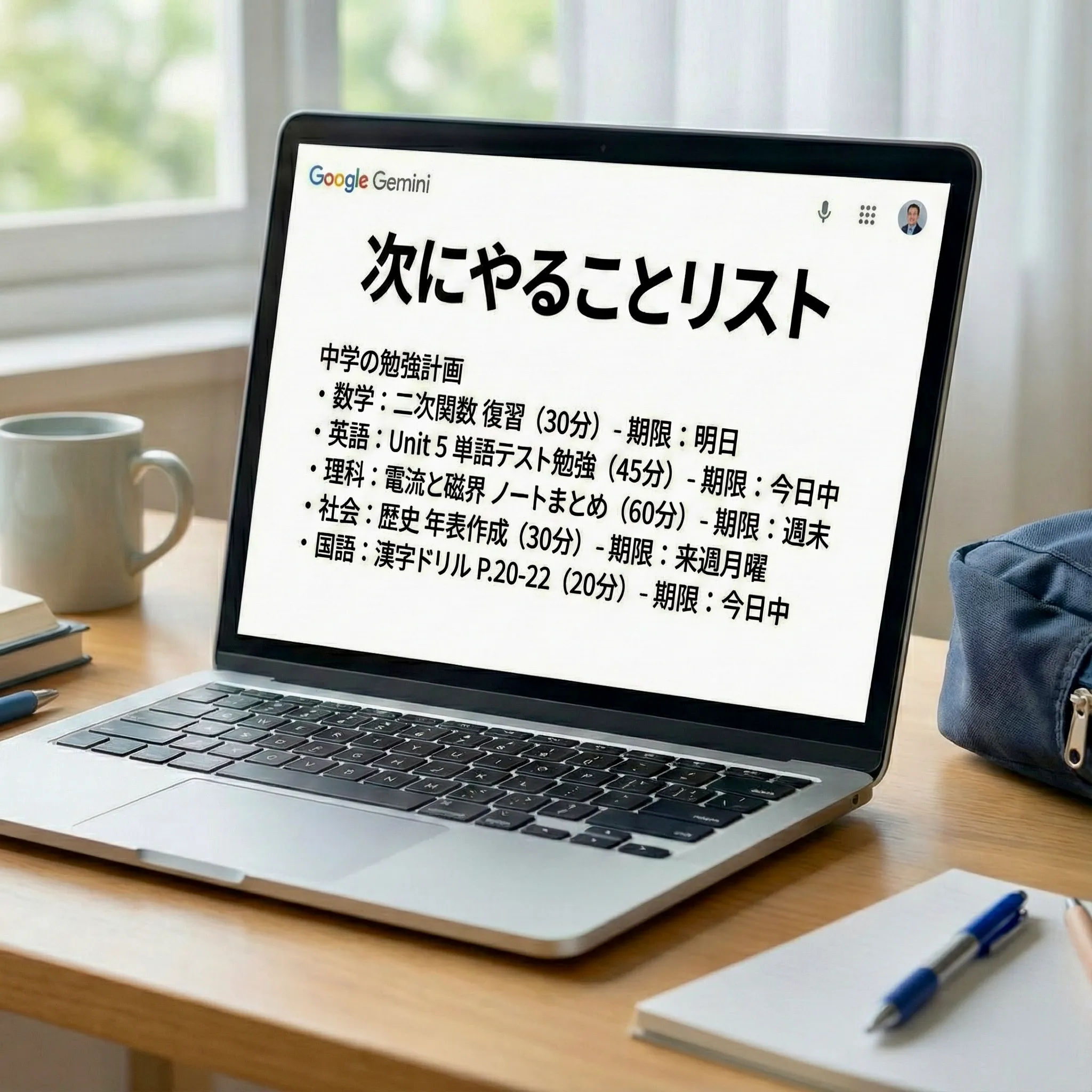 弱点を整理して見える化するイメージ